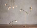 Sayre Linear Glass Globe Chandelier for dinning room-Momo Lighting