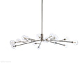 Sayre Round Clear Glass Globe Chandelier-Momo Lighting