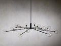 Sayre Round Clear Glass Globe Chandelier-Momo Lighting