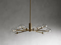 Sayre Round Clear Glass Globe Chandelier-Momo Lighting