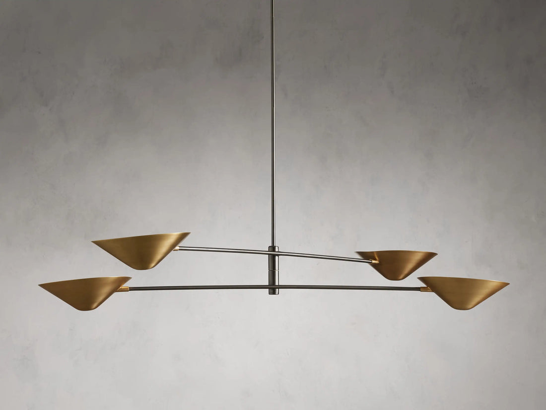 Simms 4-Light Linear Chandelier-Momo Lighting