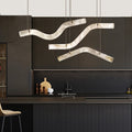 Simplicity Alabaster Linear Chandelier-Momo Lighting