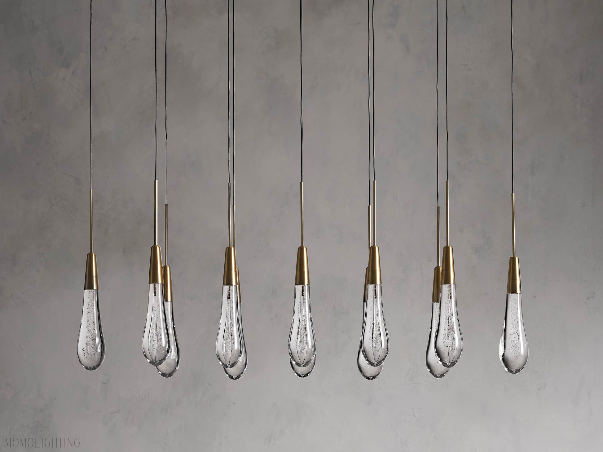 Solitaire Linear Chandelier 37"W