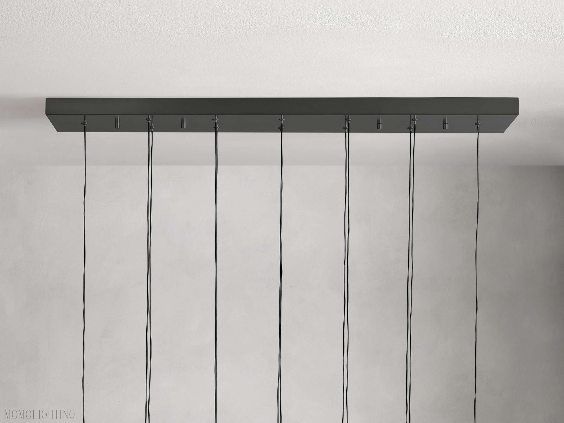 Solitaire Linear Chandelier 37"W-Momo Lighting