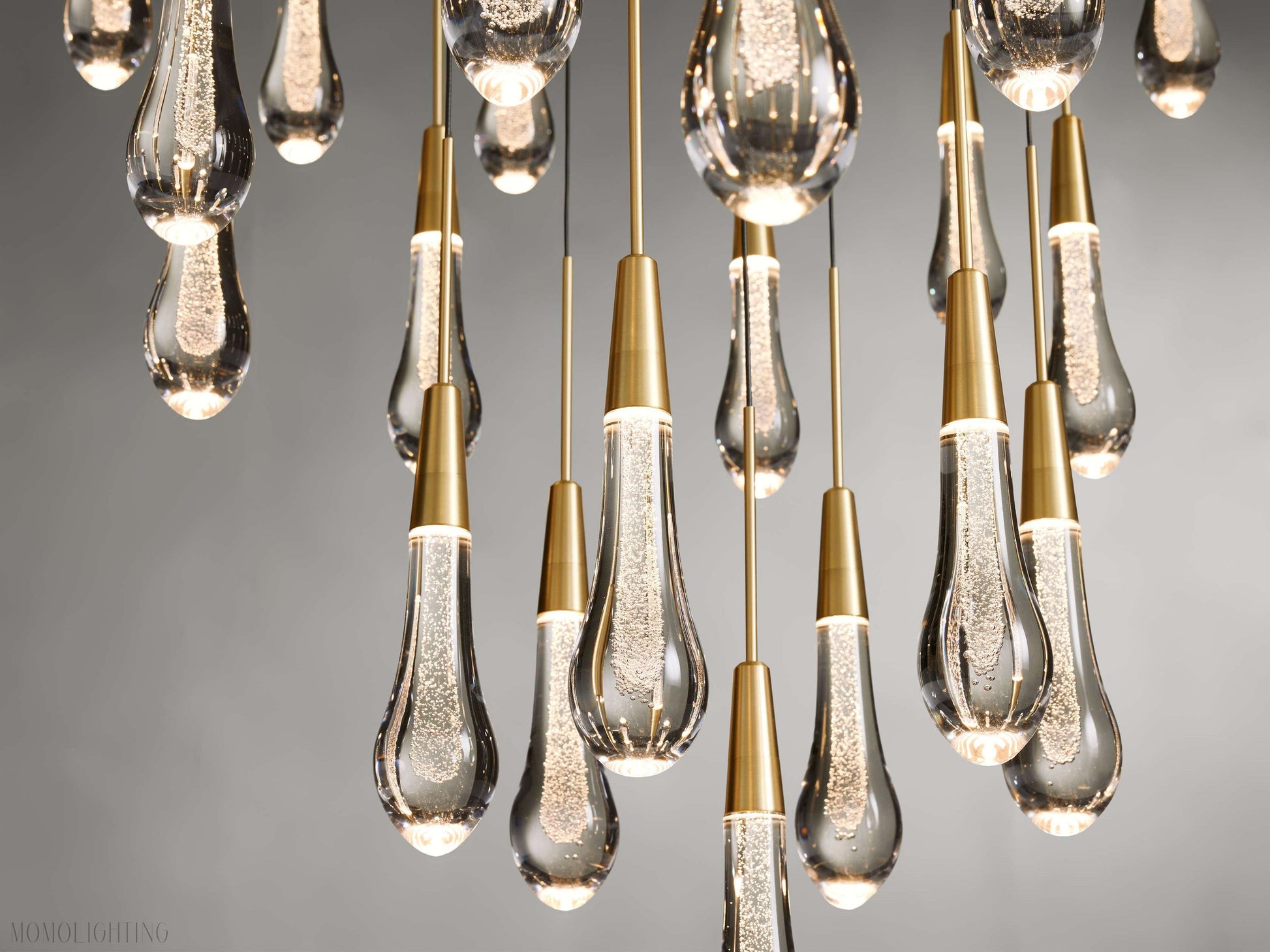 Solitaire Round Chandelier 17" 24" 36“ 58“-Momo Lighting