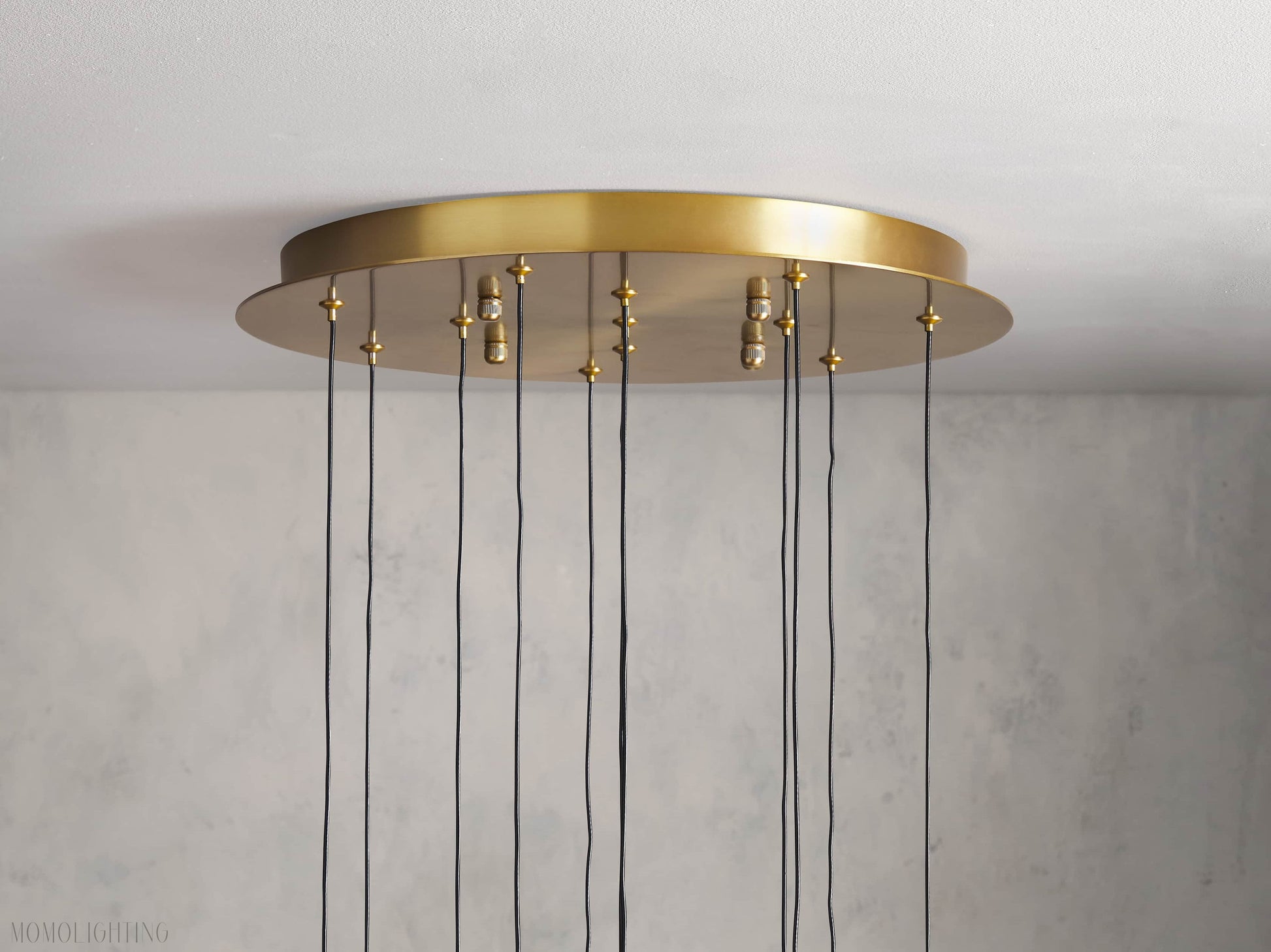 Solitaire Round Chandelier 17" 24" 36“ 58“-Momo Lighting