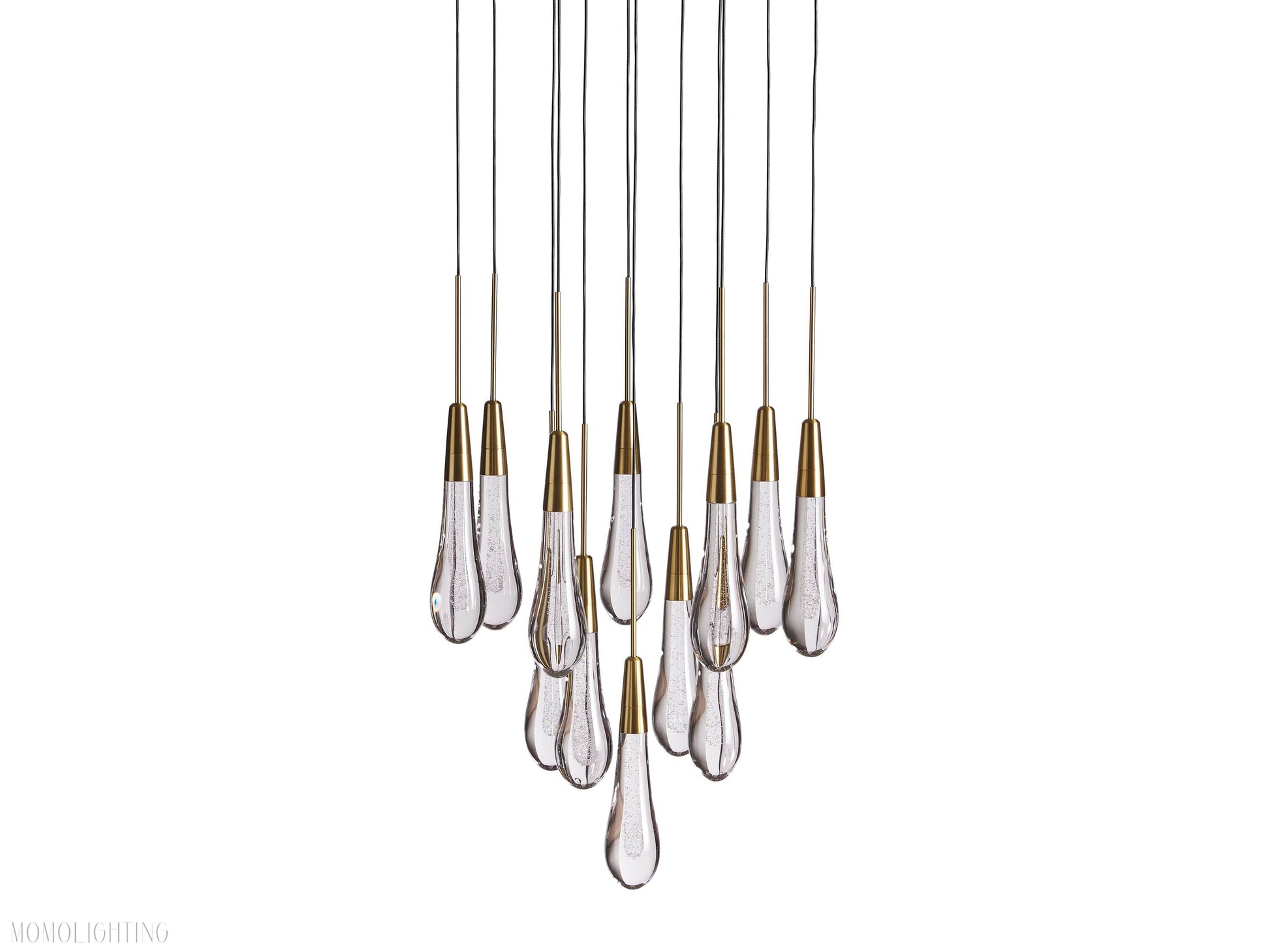 Solitaire Round Chandelier 17" 24" 36“ 58“-Momo Lighting