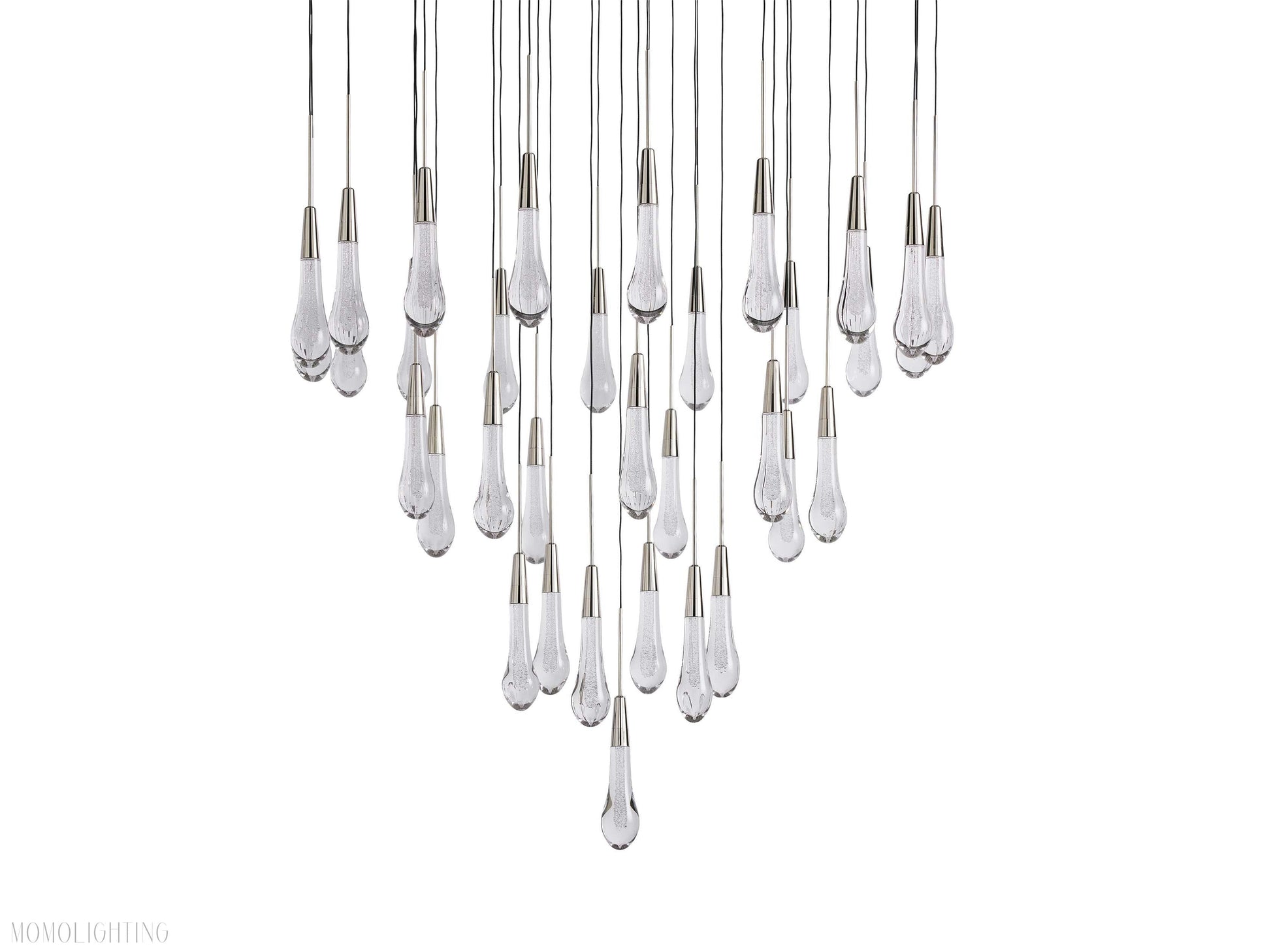 Solitaire Round Chandelier 17" 24" 36“ 58“-Momo Lighting