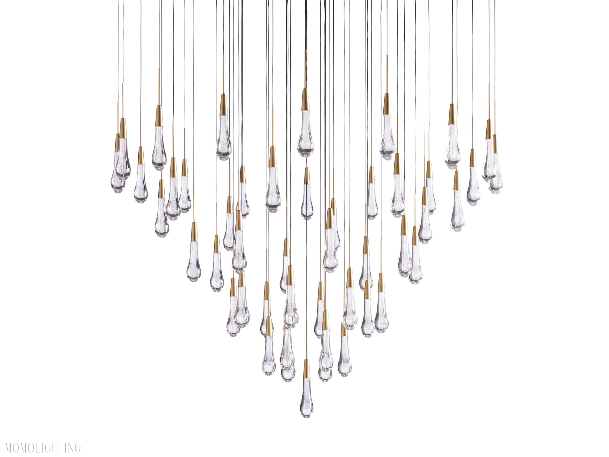 Solitaire Round Chandelier 58"D