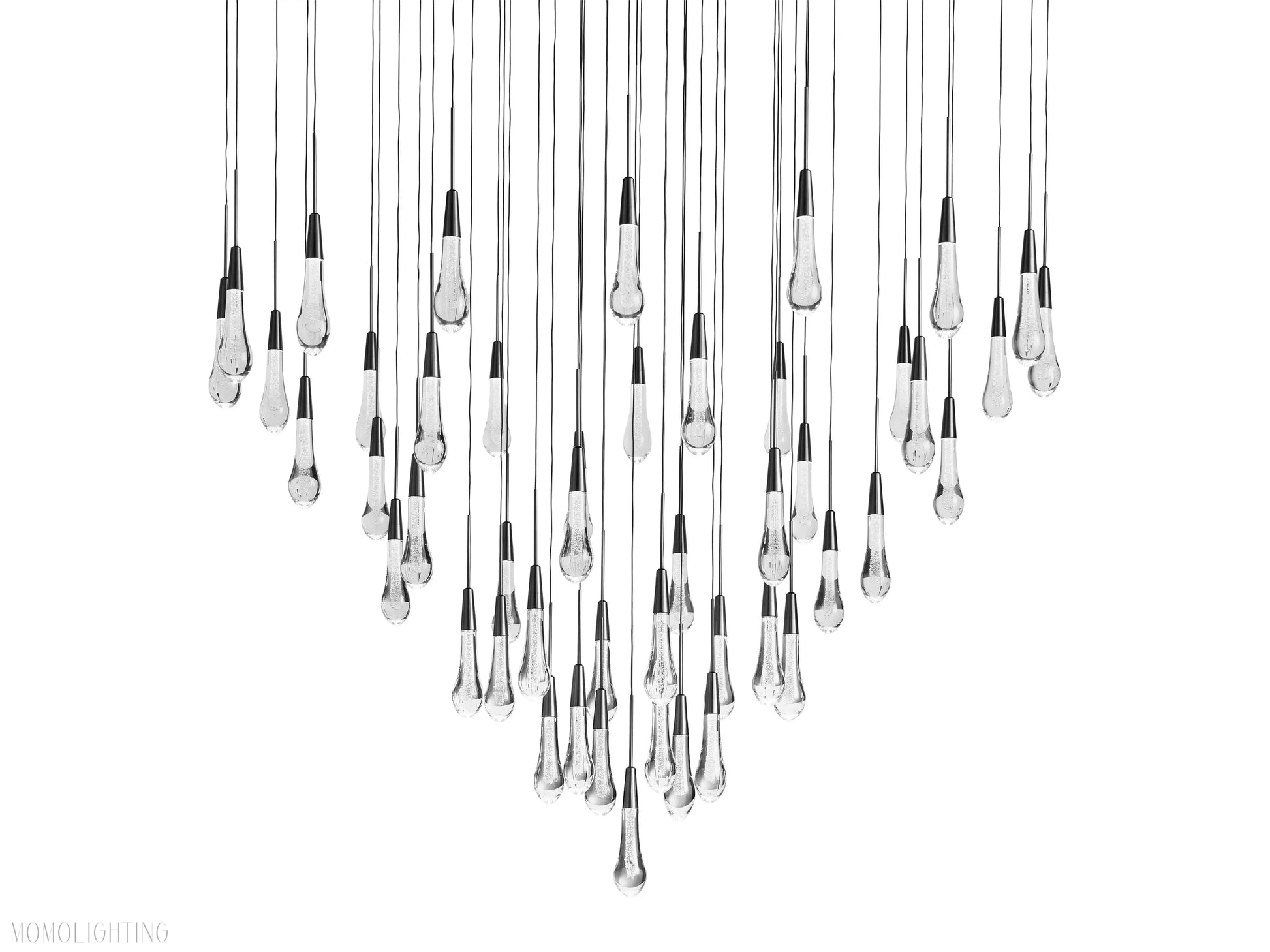 Solitaire Round Chandelier 58"D