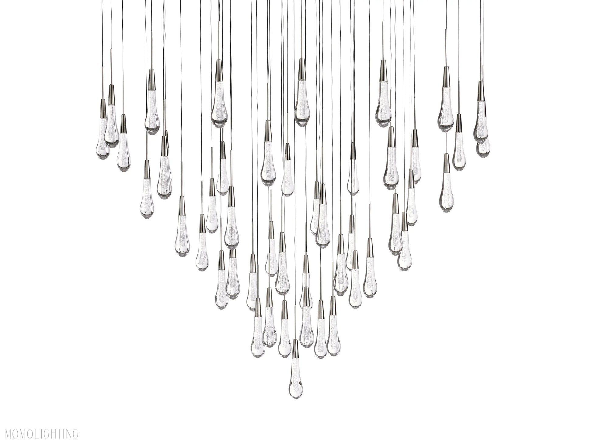 Solitaire Round Chandelier 58"D