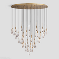 Solitaire Round Chandelier 58