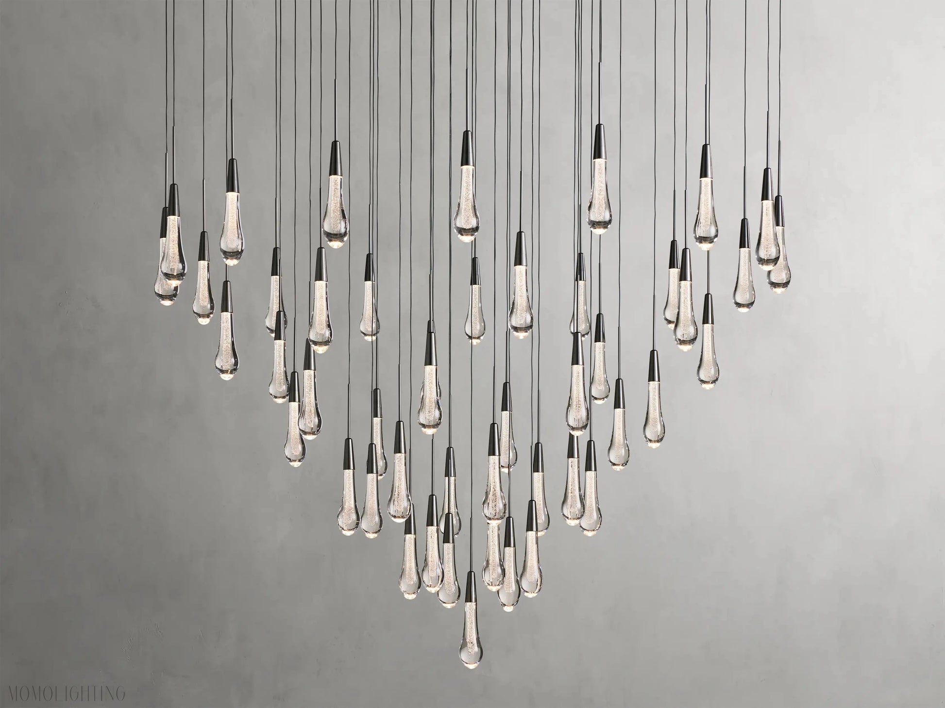 Soltaire Round Chandelier 58"D-Momo Lighting