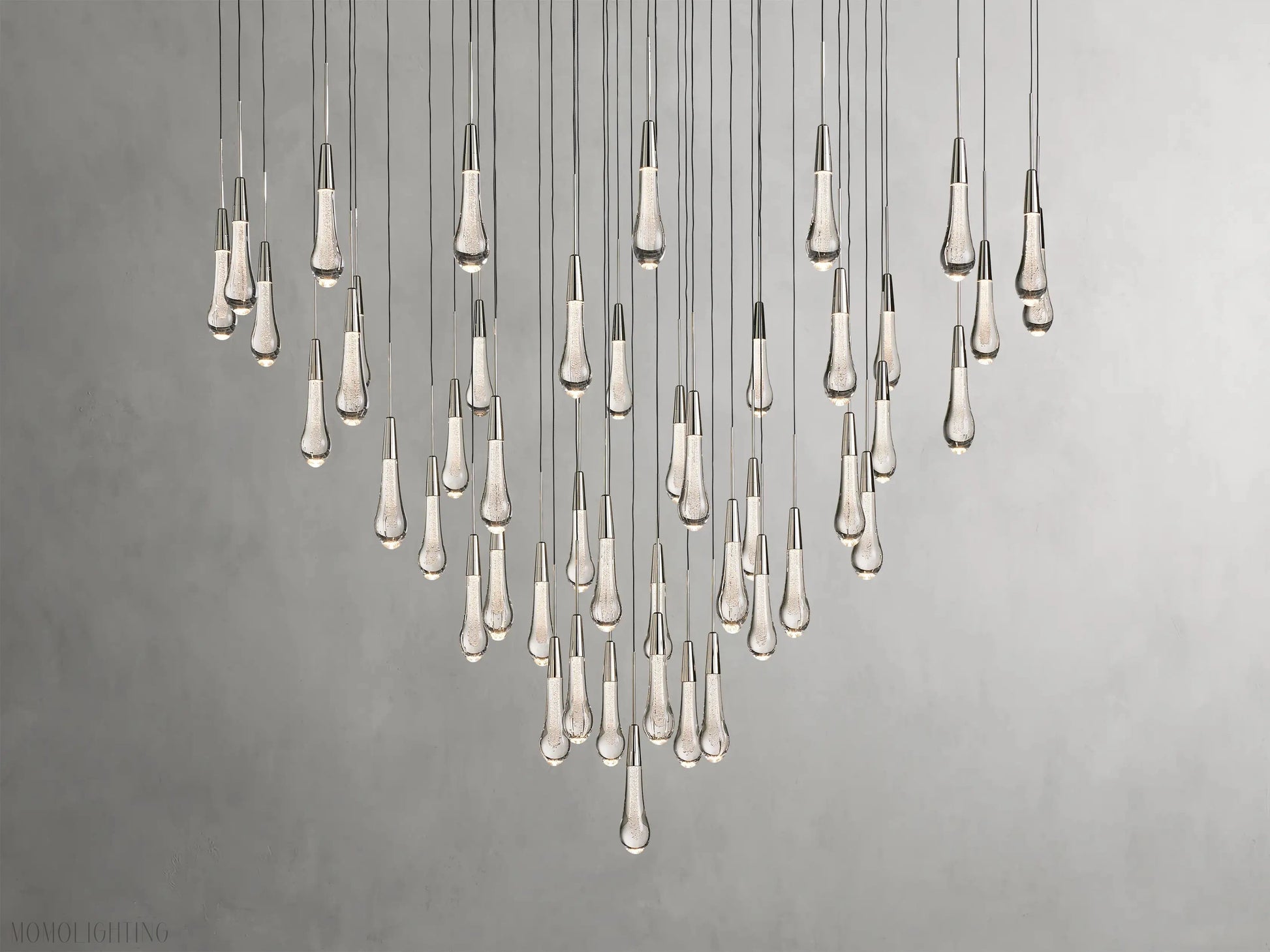 Soltaire Round Chandelier 58"D-Momo Lighting