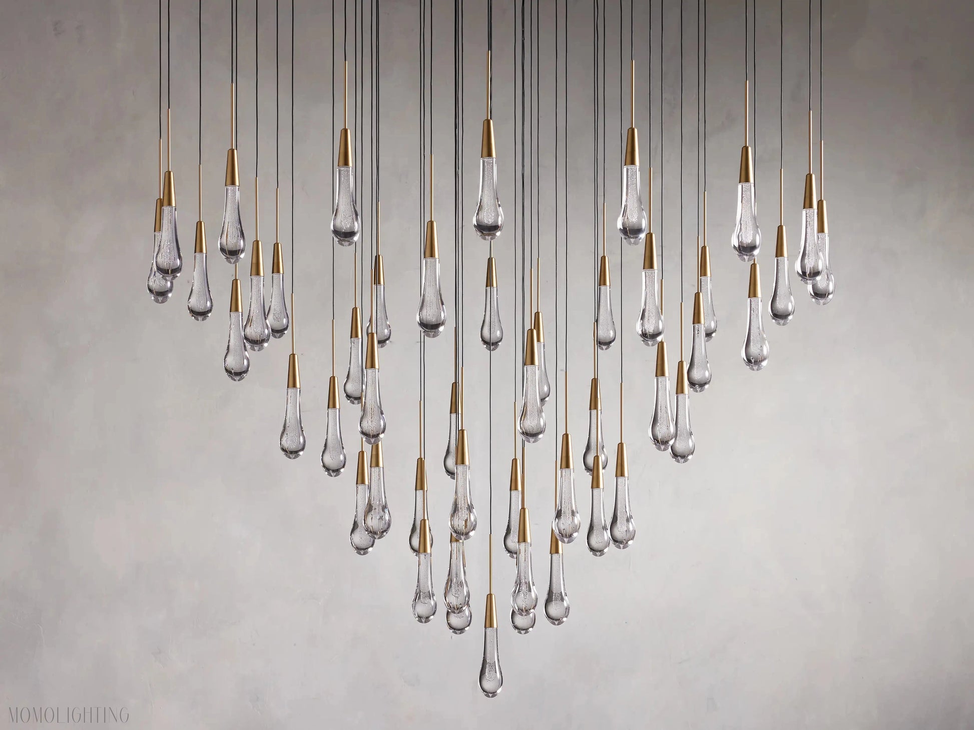 Soltaire Round Chandelier 58"D-Momo Lighting