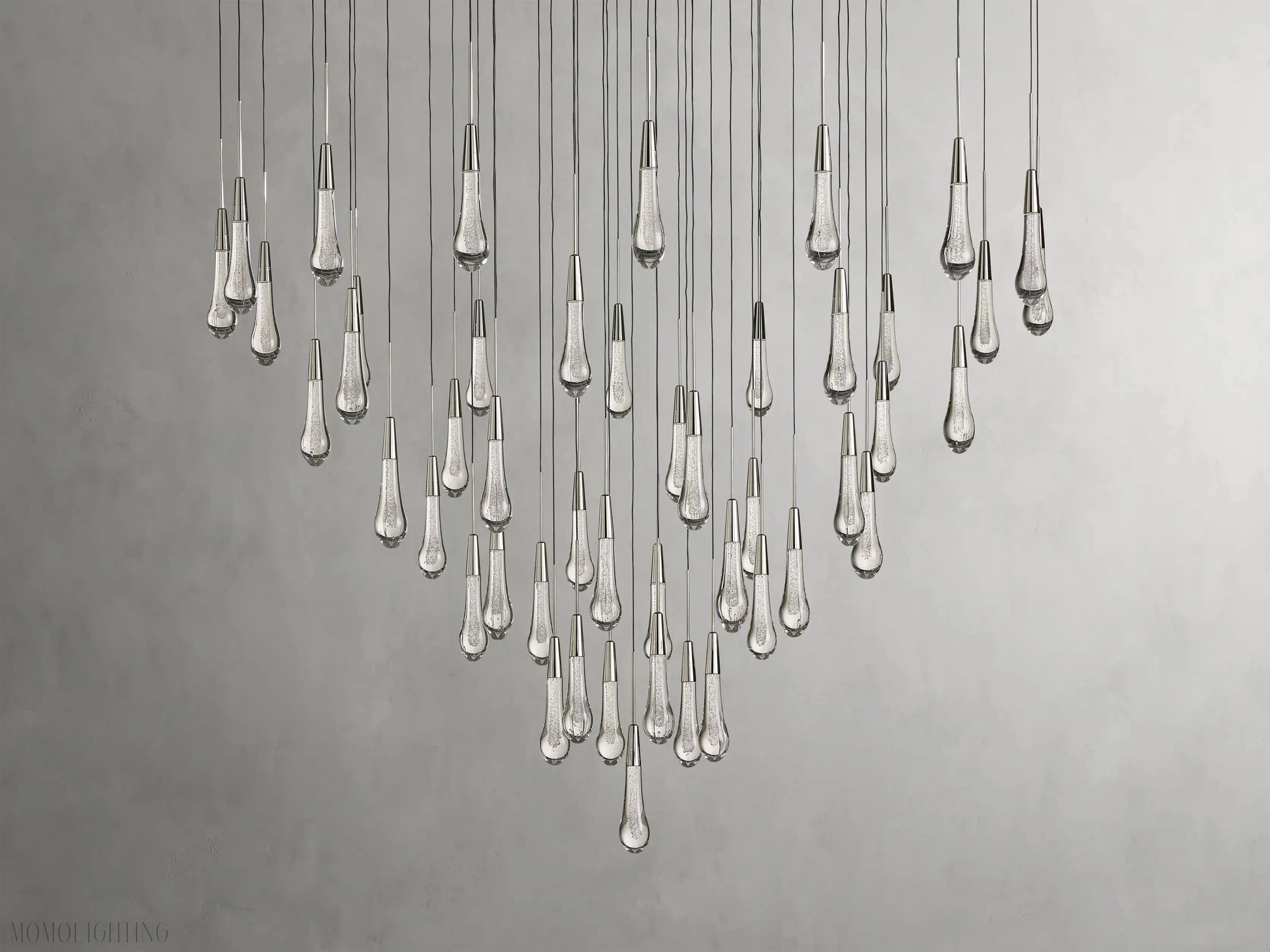 Soltaire Round Chandelier 58"D-Momo Lighting