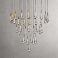 Soltaire Round Crystal Chandelier 17“ 24” 36“-Momo Lighting