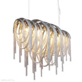 Sophian Luxury Aluminum Chain Tassel Chandelier-Momo Lighting