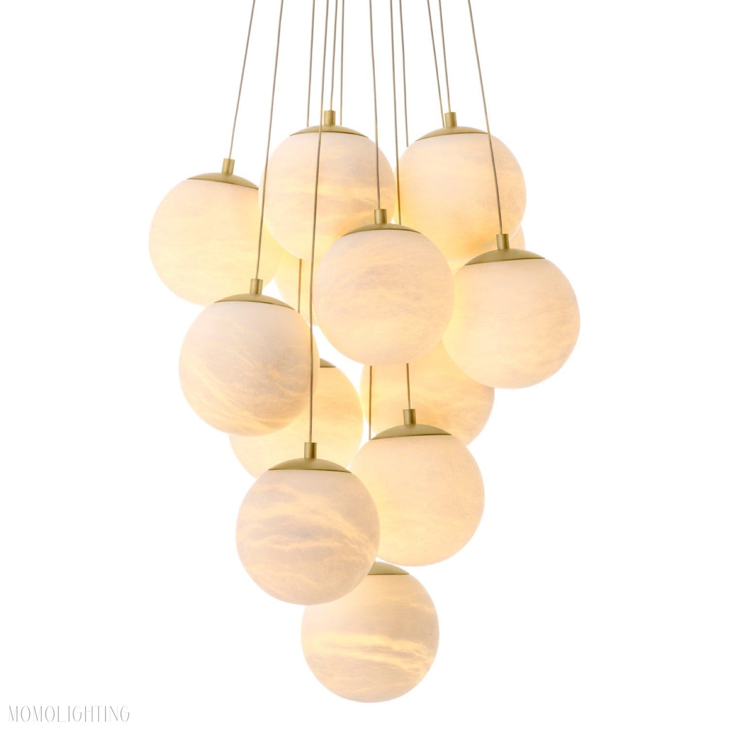 Sphinx Antique Brass Chandelier-Momo Lighting