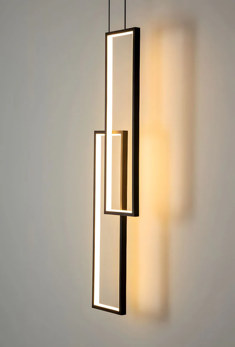 Square Frames Chandelier-Momo Lighting