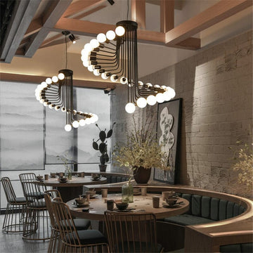 Stella Retro Light Bulb Chandelier-Momo Lighting