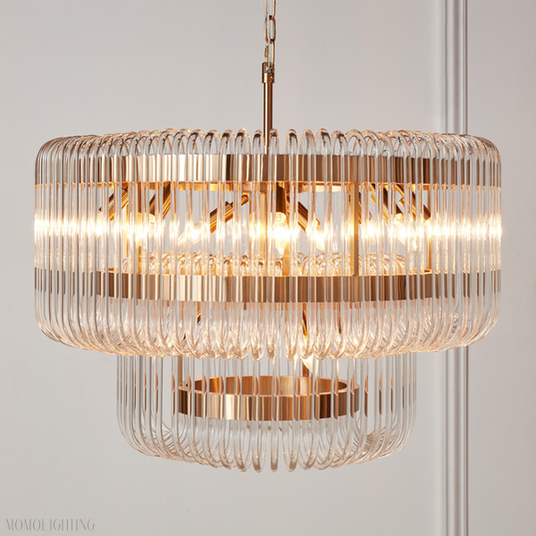 Stutton House Chandelier Living Room Dinning Room 31"D-Momo Lighting