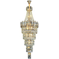 Stylish Foyer Long Staircase Chandelier Large Crystal Ceiling Lighting Fixture For Living Room Decoration-Momo Lighting