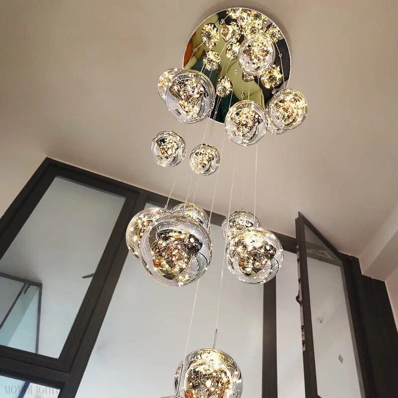 Sydel Bubble Glass Chandelier-Momo Lighting