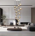 Sydel Bubble Glass Chandelier-Momo Lighting