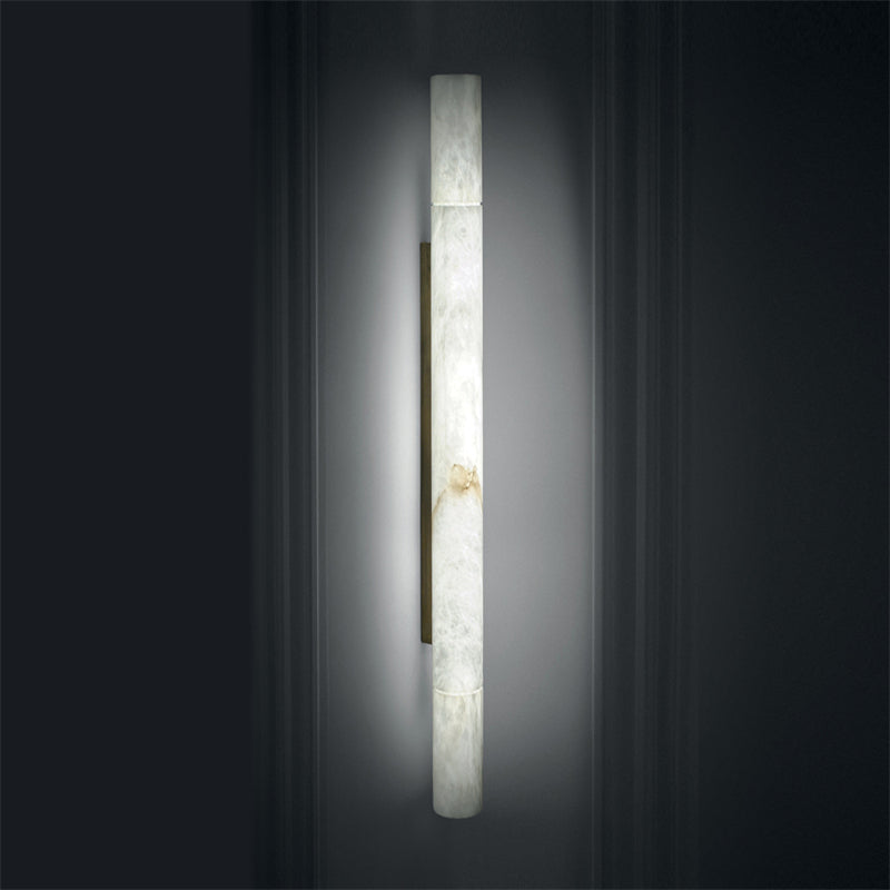 Charlene Marble Long wall sconce 46"H