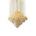 Talan Multi-layer Irregular Alabaster Chandelier-Momo Lighting