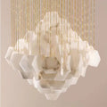 Talan Multi-layer Irregular Alabaster Chandelier-Momo Lighting