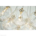 Talial Glass Large Linear Chandelier-Momo Lighting