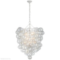 Talian Glass Entry Chandelier 36