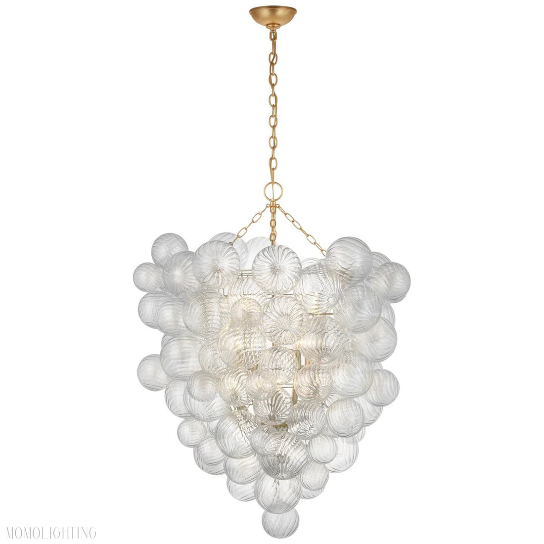 Talian Glass Entry Chandelier 36"-Momo Lighting