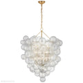 Talian Glass Entry Chandelier 36