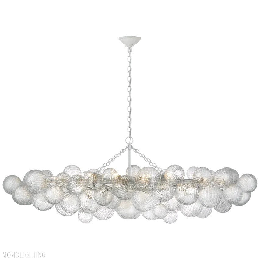 Talian Glass Linear Chandelier 63"-Momo Lighting