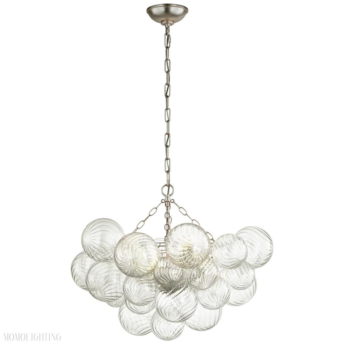 Talian Glass Round Chandelier 30"-Momo Lighting