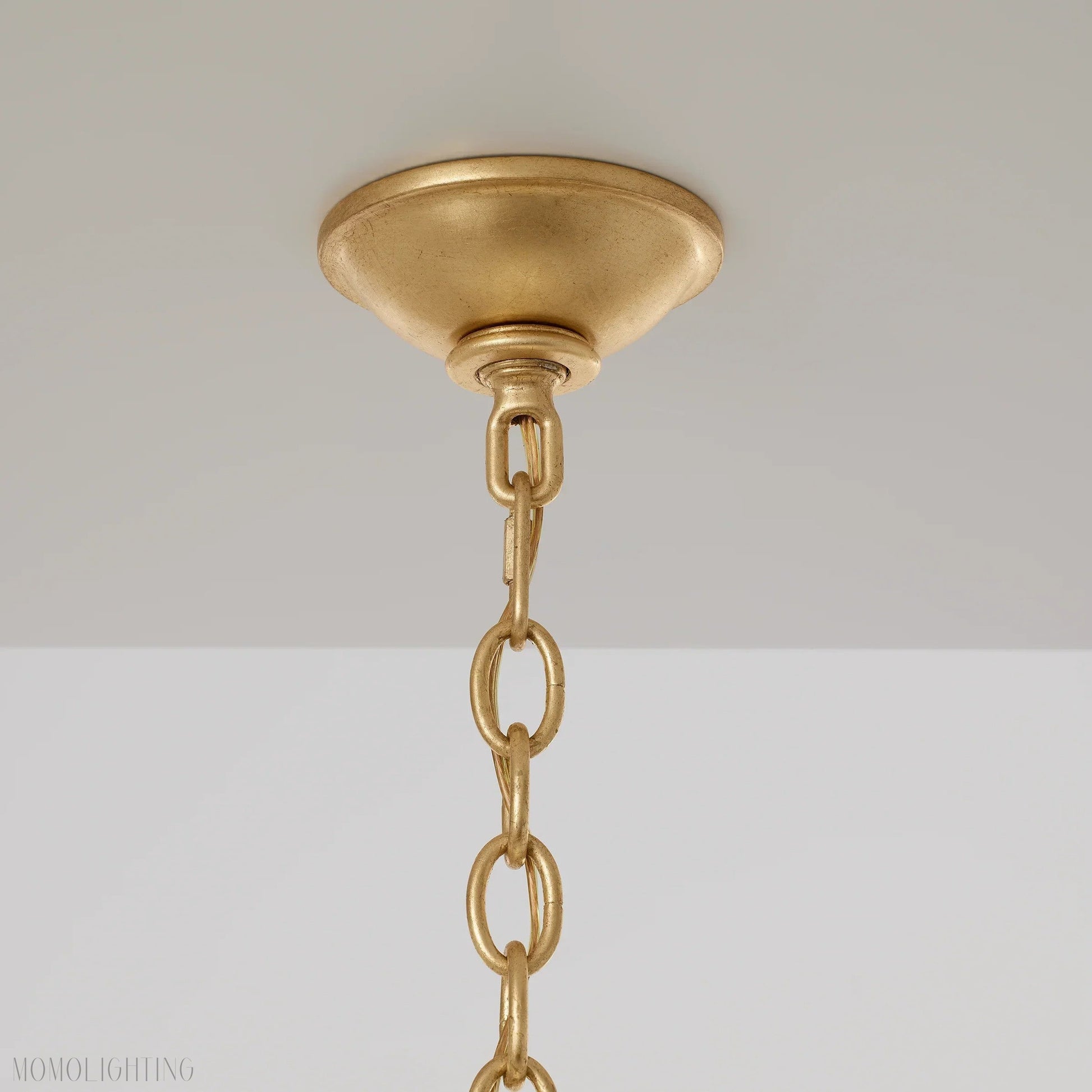 Talian Glass Round Chandelier 33"-Momo Lighting