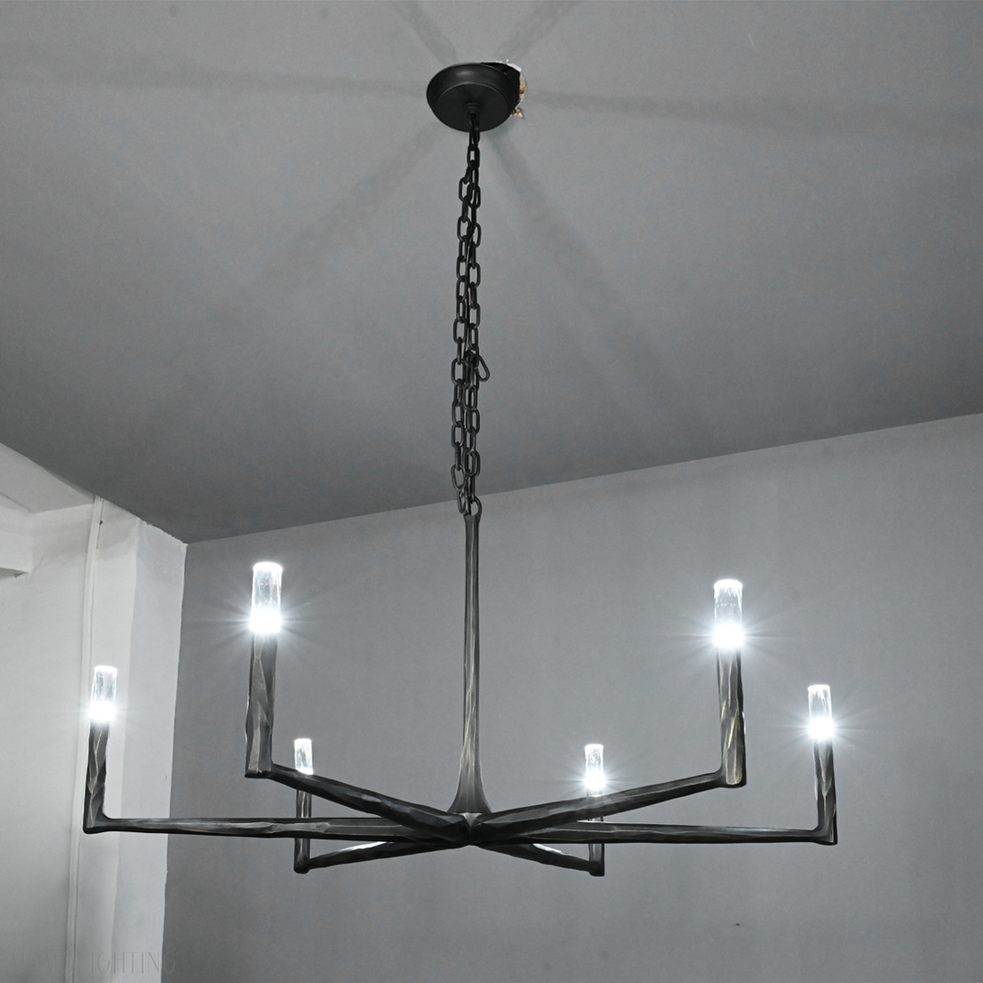 Thaddeus Forged Round Chandelier 36" 48” 60” 72”-Momo Lighting