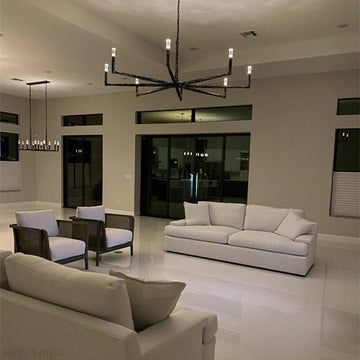 Thaddeus Forged Round Chandelier 36" 48” 60” 72”-Momo Lighting