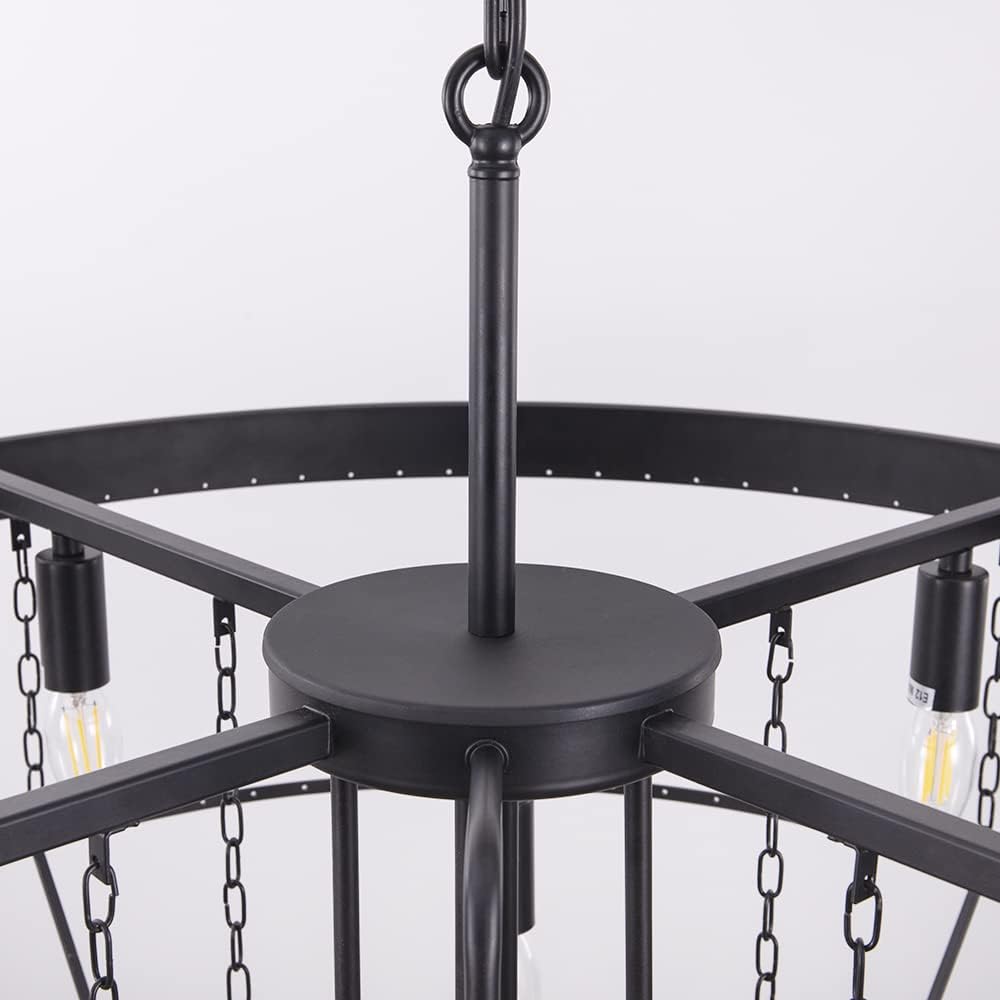 Tochic Crystal Round Chandelier-Momo Lighting