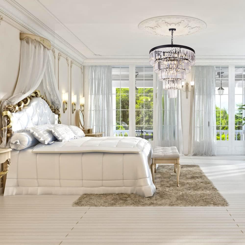 Tochic Crystal Round Chandelier-Momo Lighting