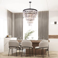 Tochic Crystal Round Chandelier-Momo Lighting
