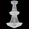Traditional 42X72 Inch 48 Lights Elegant Empire K9 Crystal Chandelier-Momo Lighting