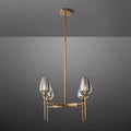 Tulip Round Chandelier 27''-Momo Lighting