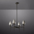 Tulip Round Chandelier 27''-Momo Lighting