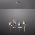 Tulip Round Chandelier 27''-Momo Lighting