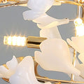 Unfolded Ceramic Ginkgo Leaf Chandelier-Momo Lighting