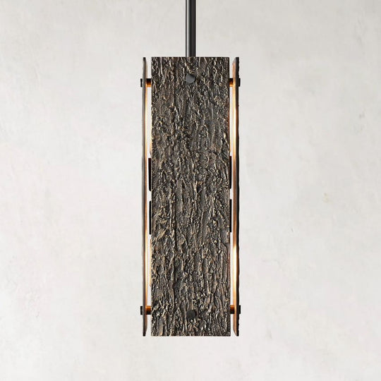 Veuvery Rectangular Pendant 19"